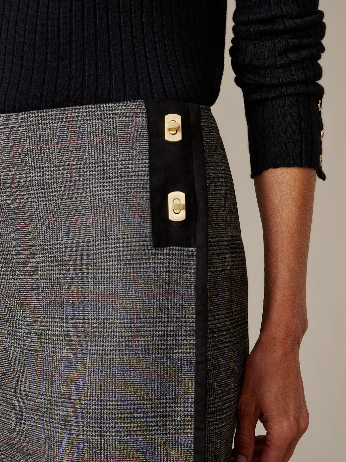 Suzette Skirt in Prince Of Wales Check