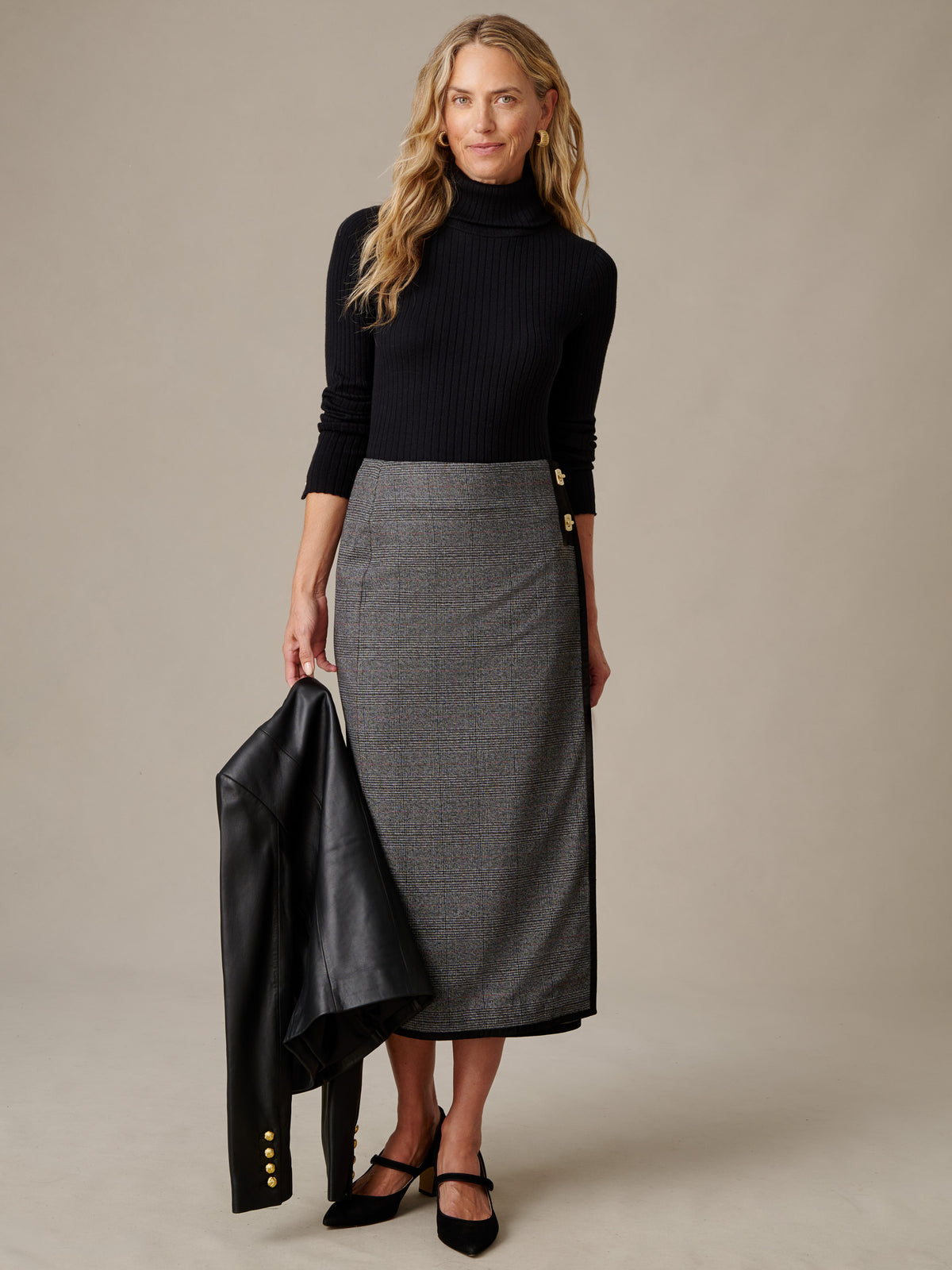 Suzette Skirt in Prince Of Wales Check