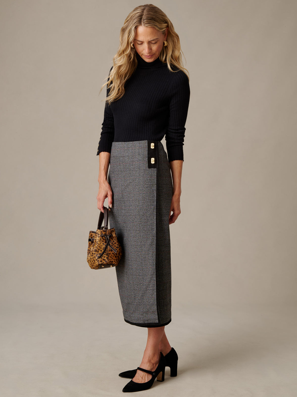 Suzette Skirt in Prince Of Wales Check