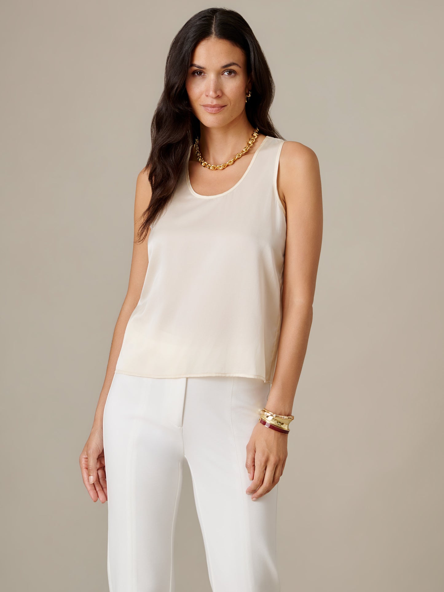 Sylvie Silk Blend Blouse