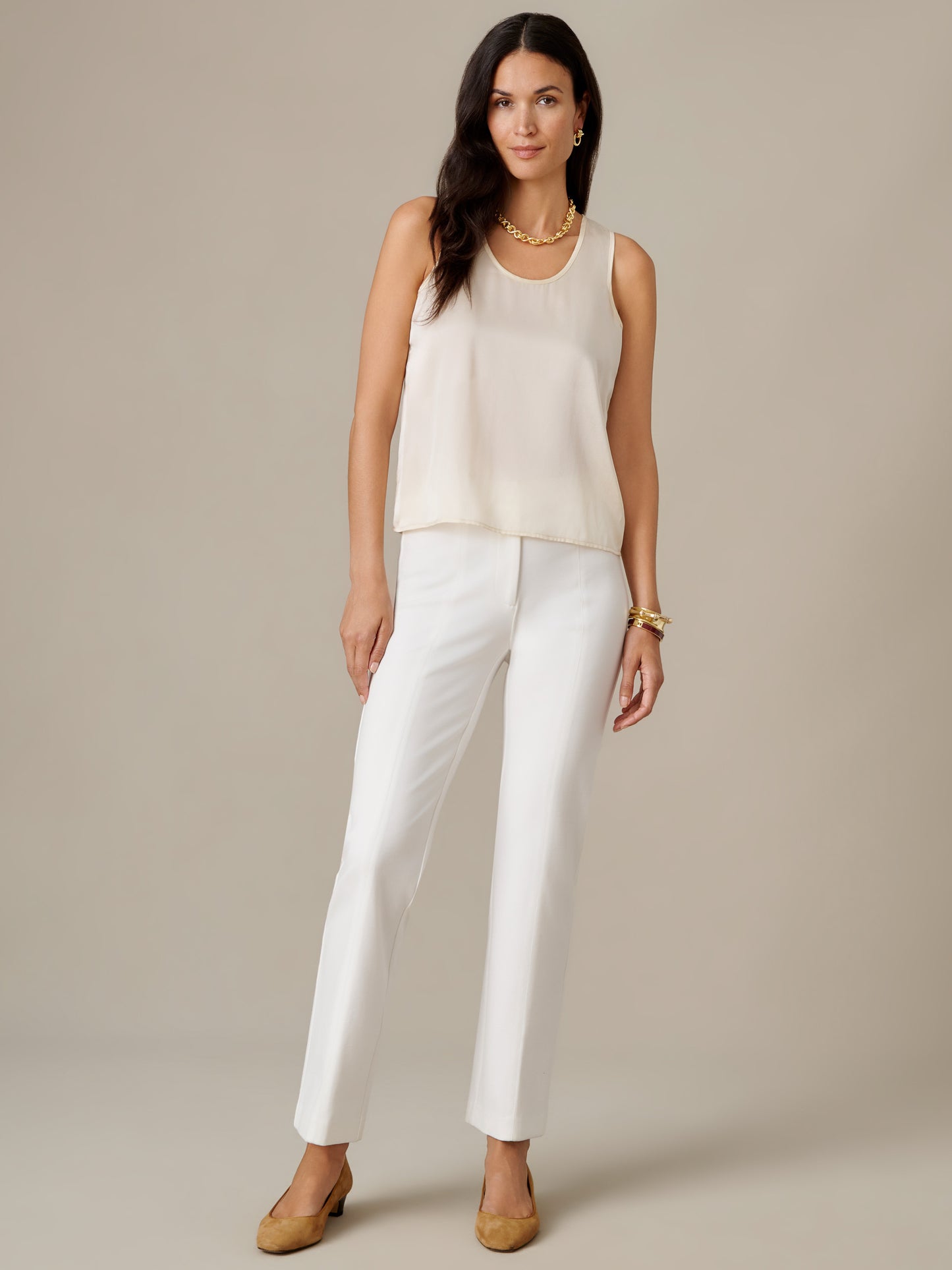 Sylvie Silk Blend Blouse