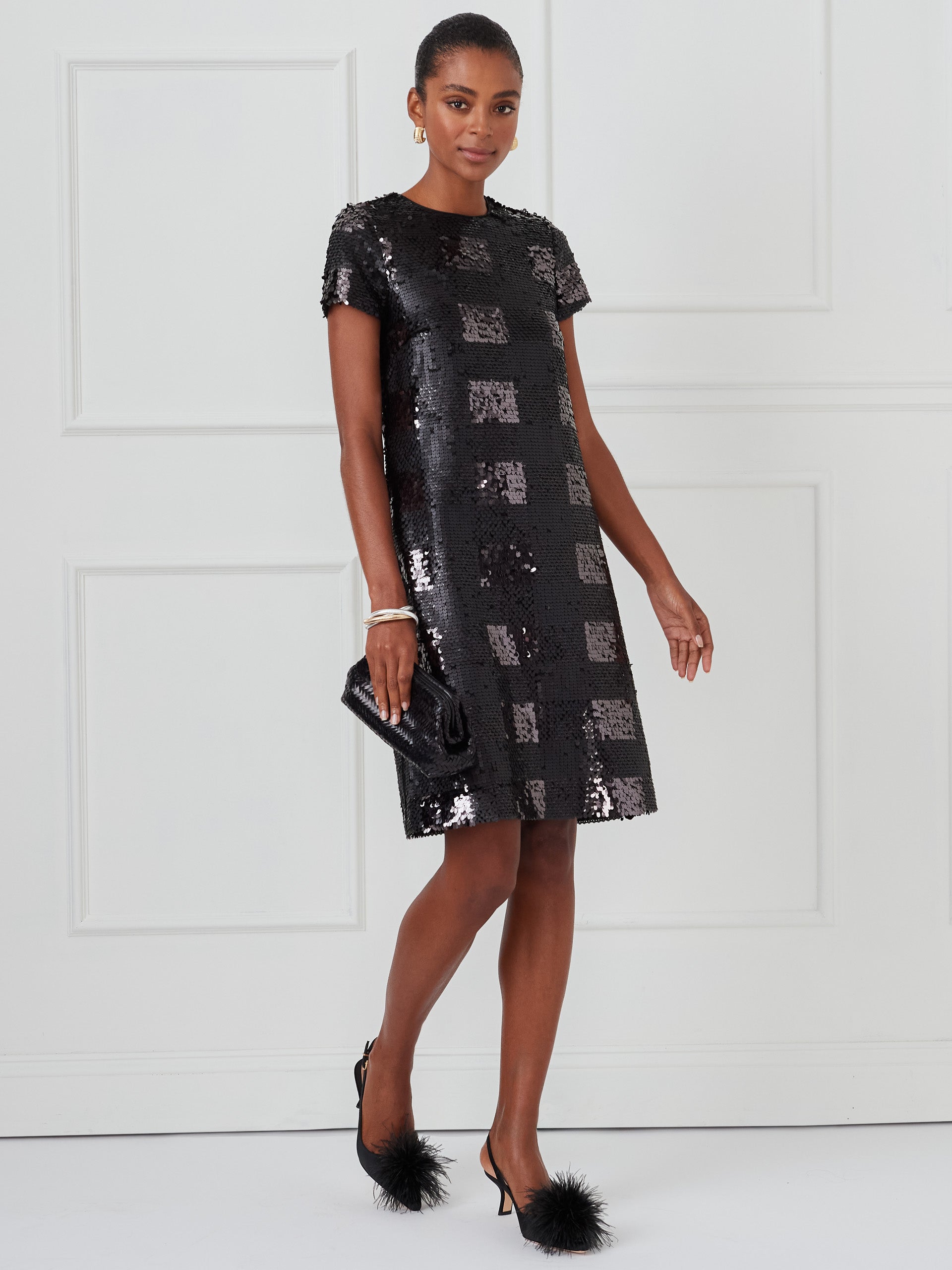 J.McLaughlin Therese dress in black made with polyester. 