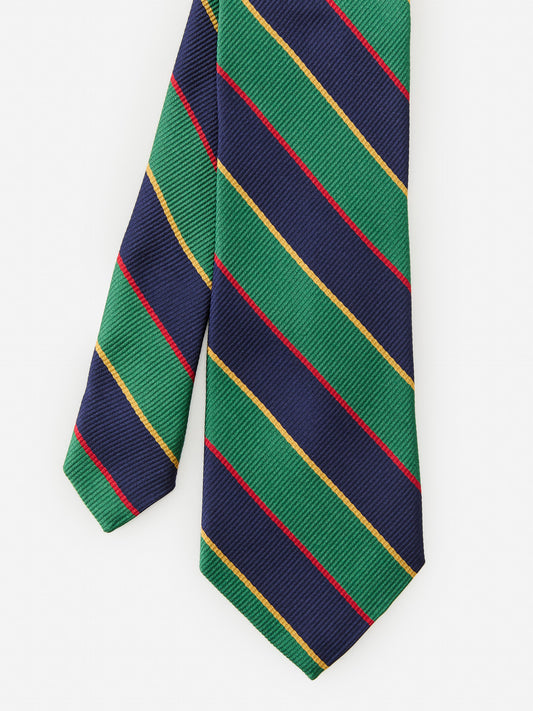 J.McLaughlin tie in green/blue made with silk.