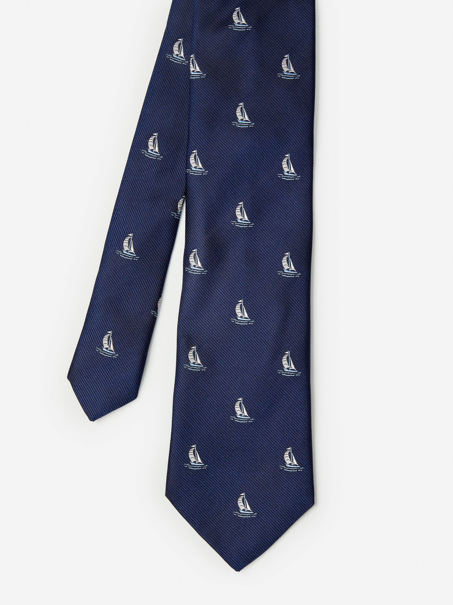 J.McLaughlin tie in navy made with cotton/silk.