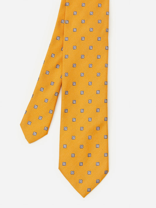 J.McLaughlin tie in yellow made with cotton/silk.