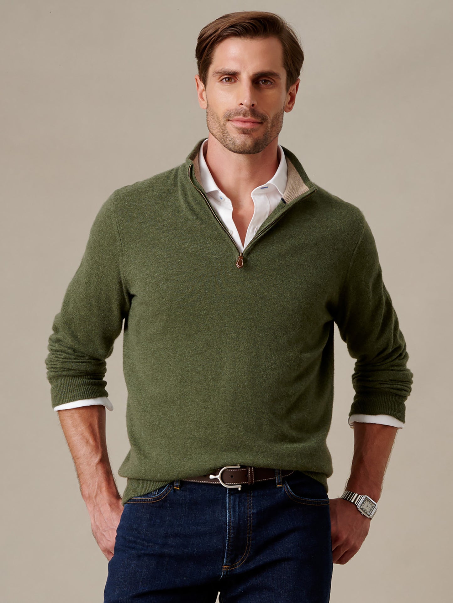 Twain Cashmere 1/4 Zip