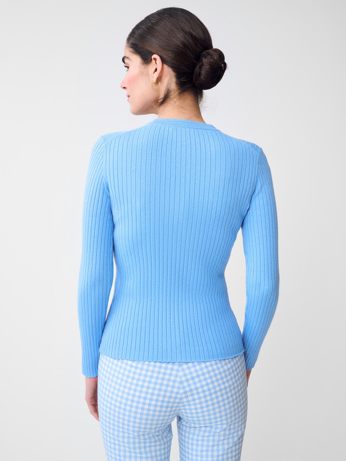 J.McLaughlin Val sweater in Heaven Blue made with Cotton. 