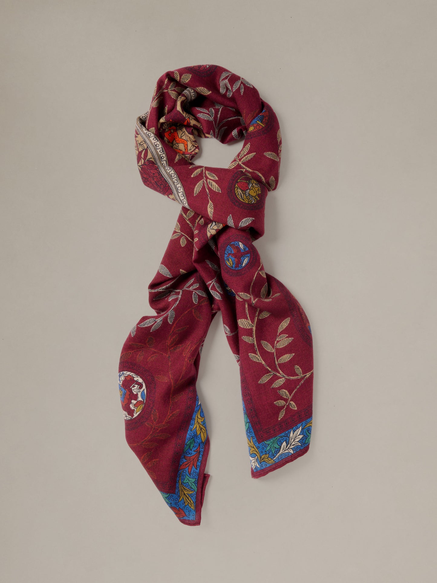 Vernon Scarf in Regent Medallion Scarf