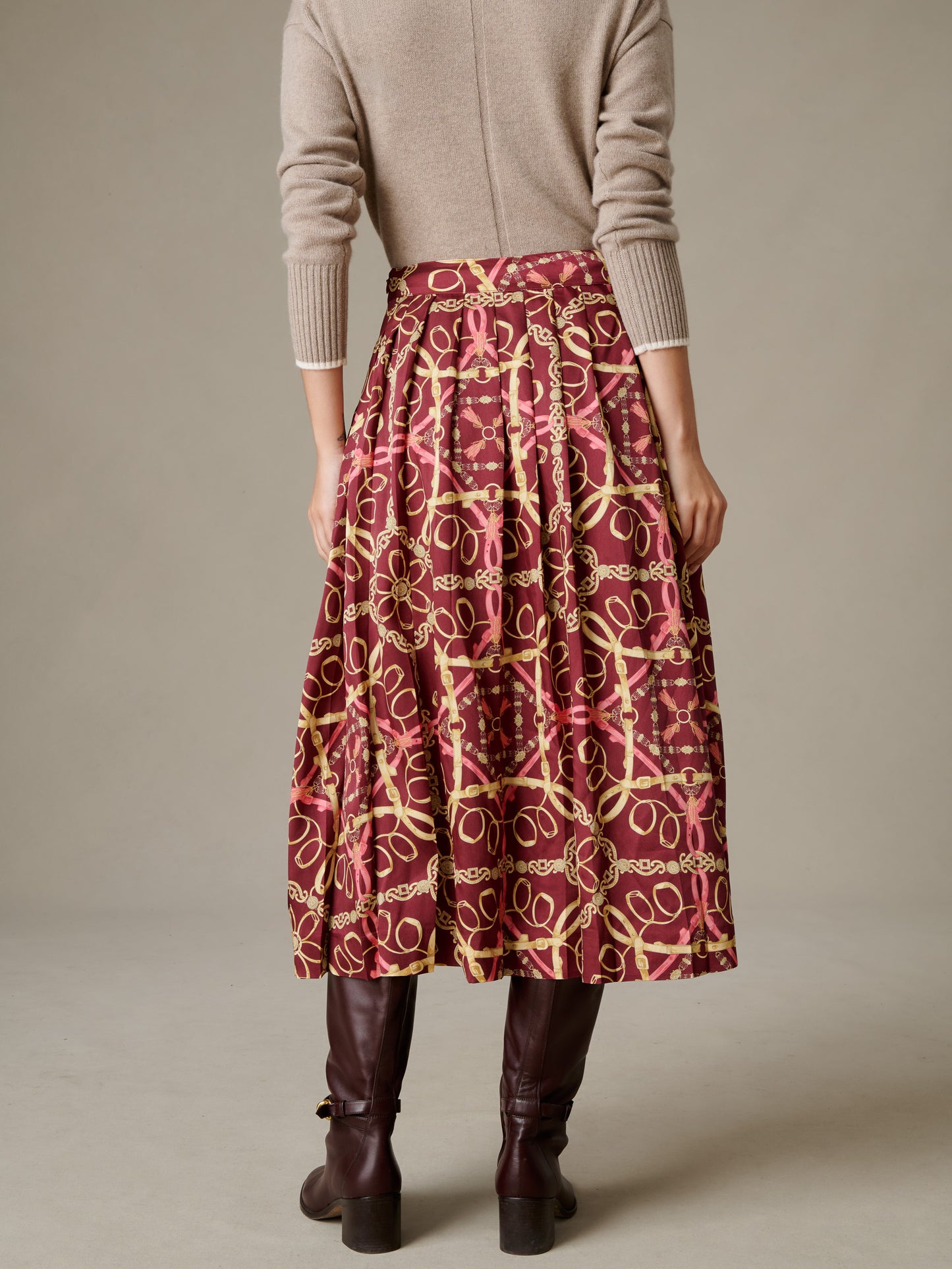 Vivienne Skirt in Mini Heraldic Tassel Con