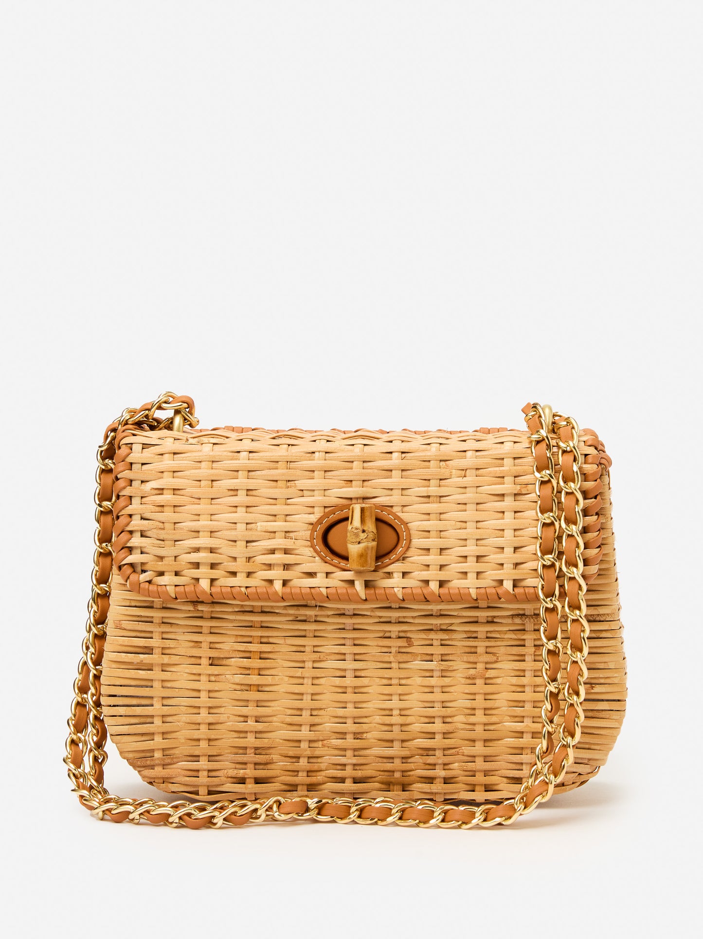 J.McLaughlin Waverly handbag in Natural made with Wicker. 