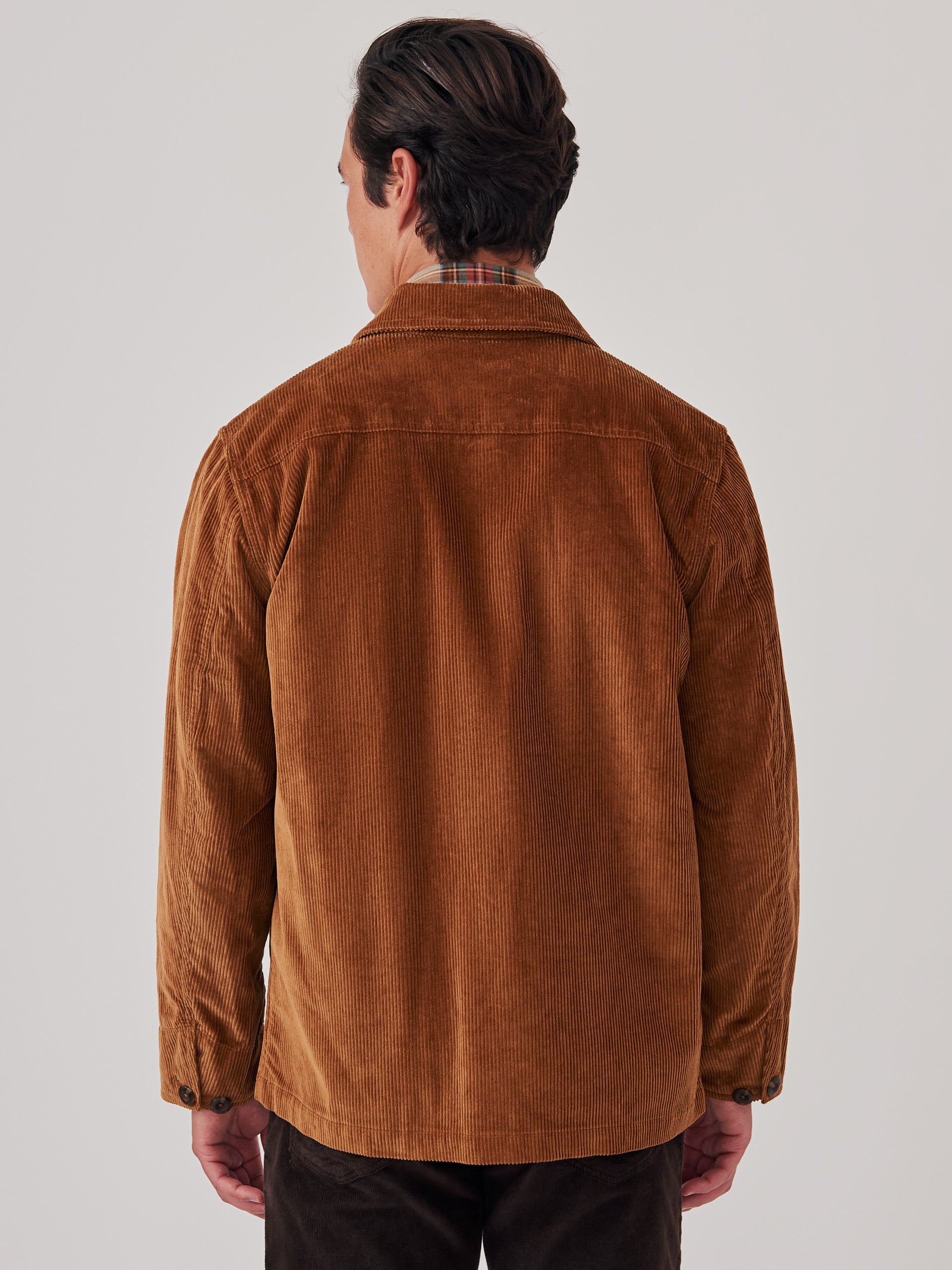 J.mcLaughlin Weekender jacket in caramel made with corduroy.