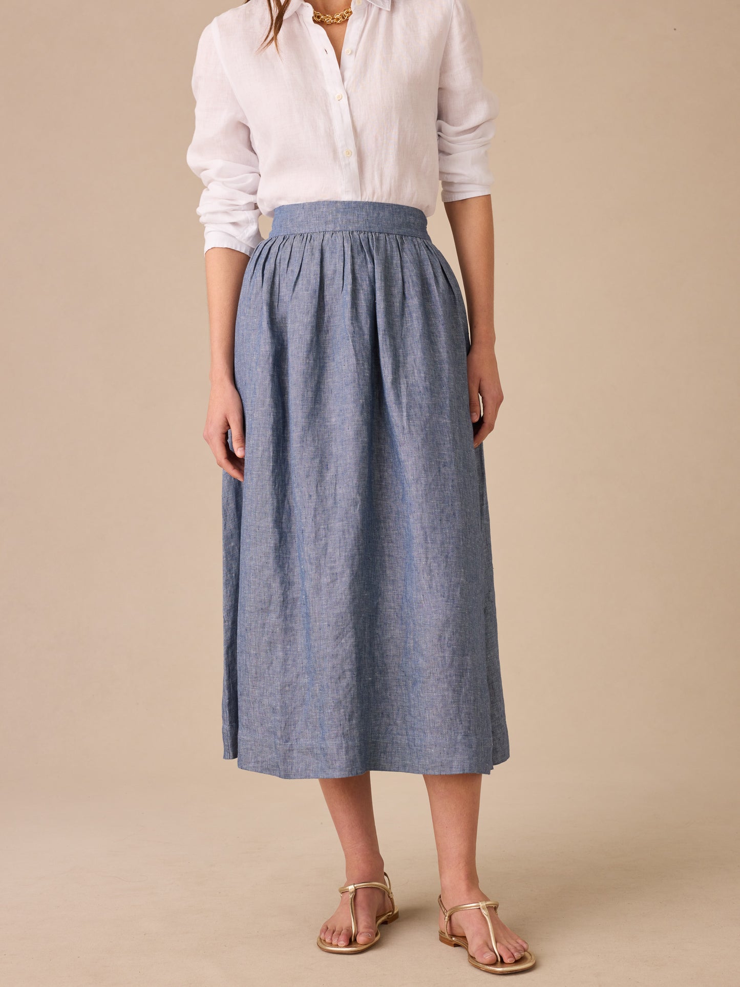 Winnie Linen Skirt