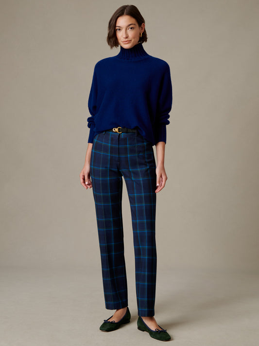 Ynez Pants in Stadium Plaid